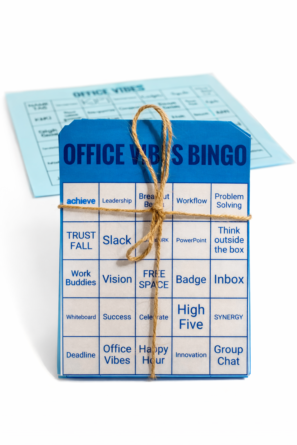 A-4 Handmade Office Bingo Game | Team Building Activity