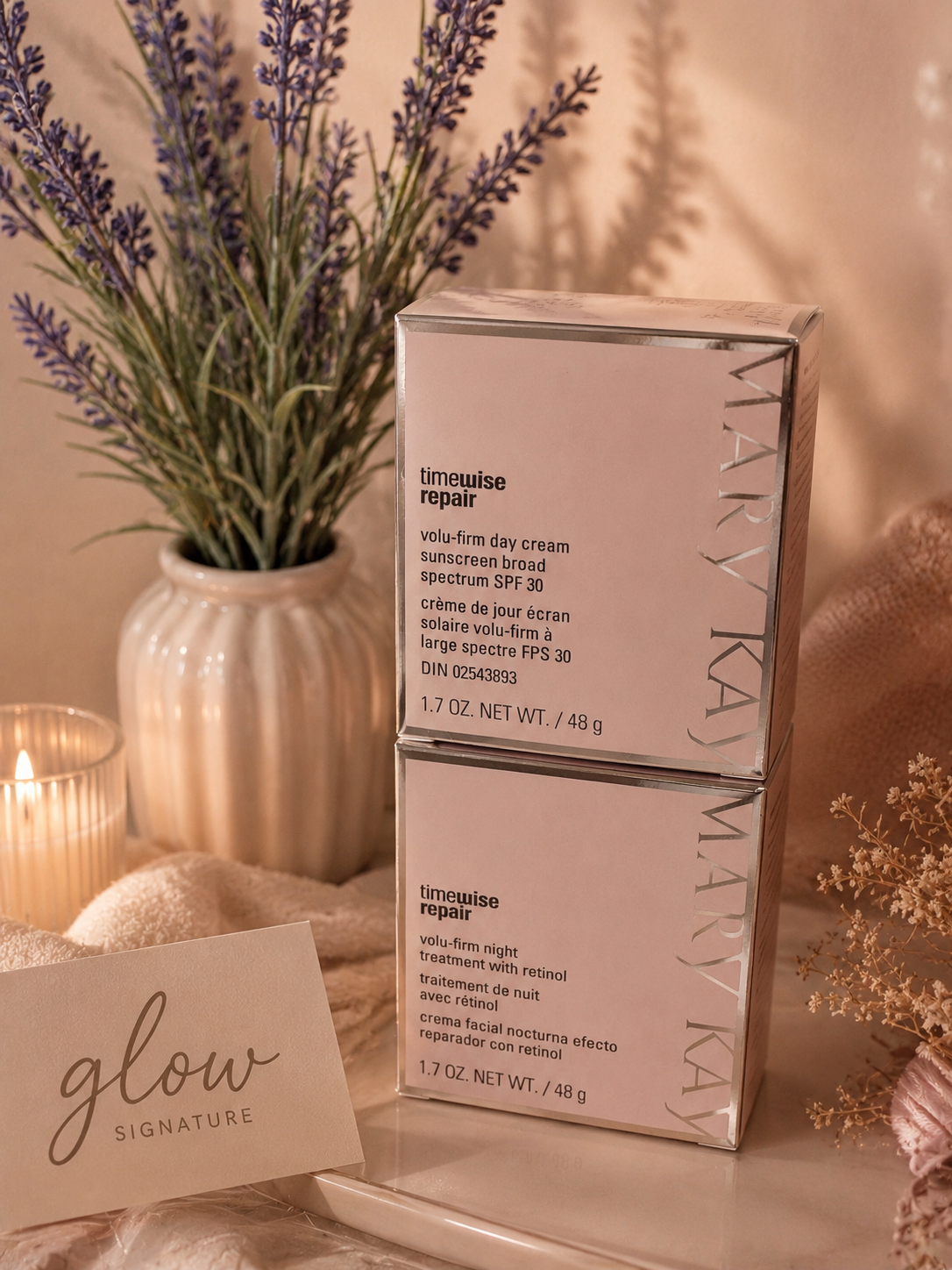 A-002 The Signature Glow Basket | A luxurious self-care experience designed to help her relax, refresh, and glow.