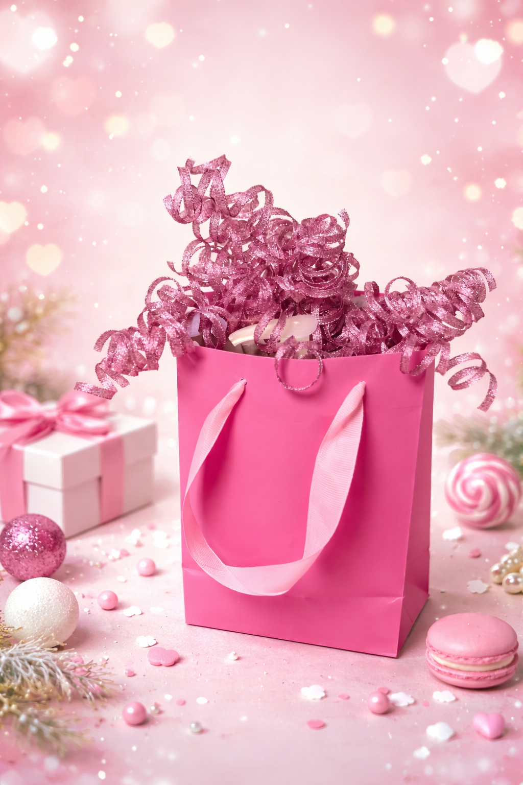 A-01 PamRoc Inspired | Satin Hands & Cozy Toes Gift Bag