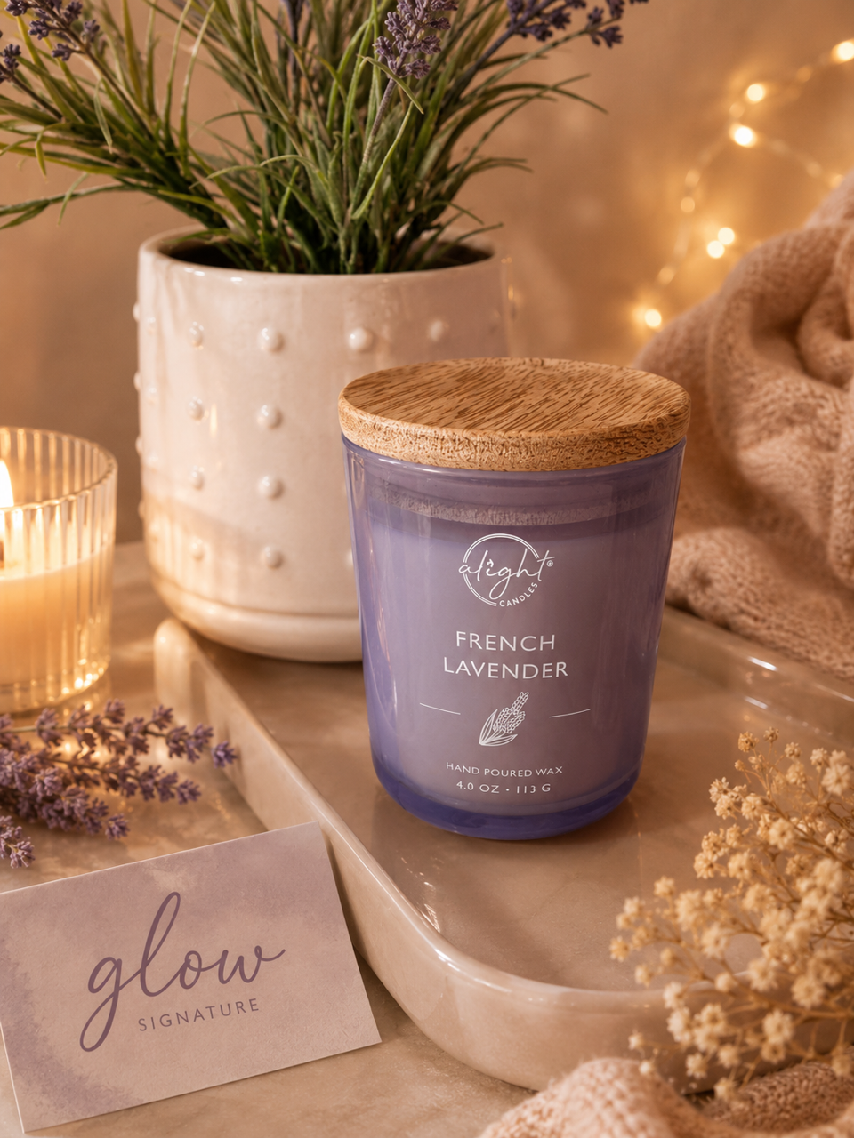 A-002 The Signature Glow Basket | A luxurious self-care experience designed to help her relax, refresh, and glow.