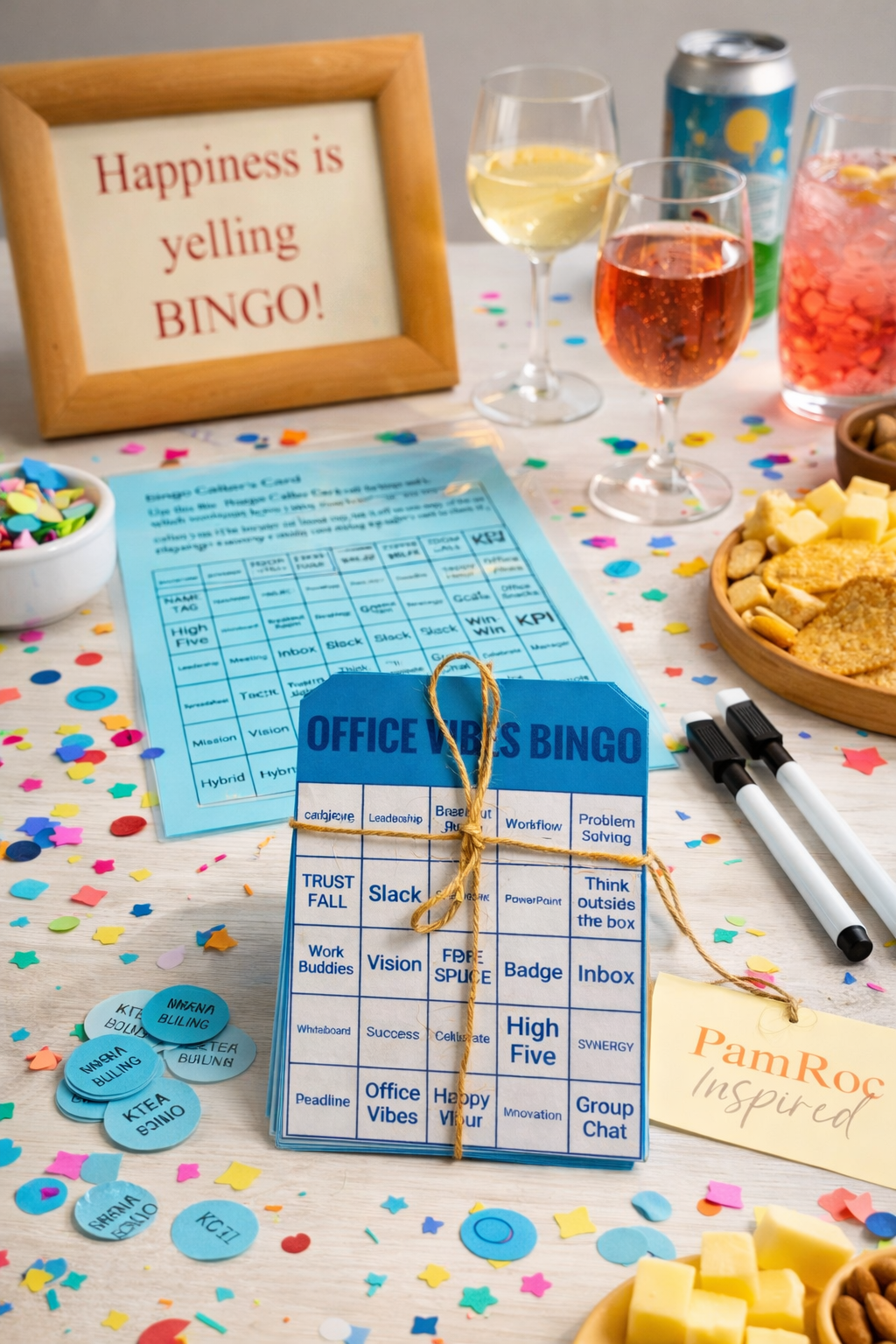Handmade Office Bingo Game – Team Building Activity